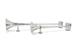 Doppel Hadley Druckluft Horn, eckig 66cm & 73cm, Typ900 & Typ901