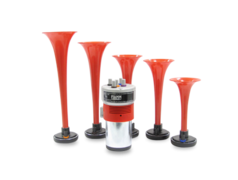 thumbnail image 2 of The Godfather 6 Trumpet Air Horn – 12V Loud Musical Horn For Car, Truck, Boat – AAA-1259 2 of 6
