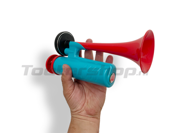 Protable hand horn - The  A warehouse full of air horns, melody  horns, bells, callhorns and other stuff that makes noise