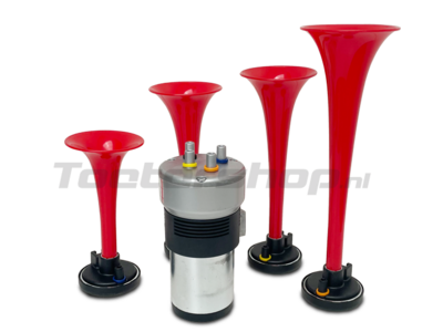 Dalidali Arabian Air Horn 12V , Chrome Tube, Melody, Fast - Slow Option 12  Volt wonderful truck caravan horn turkish horn