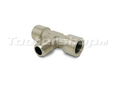 T-Piece 1x 1/4" BSP (M) 2x 1/4" BSP (F)