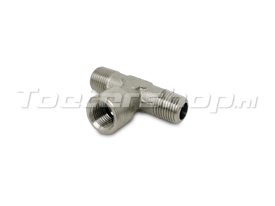 T-Piece 1x 1/8" BSP (F) 2x 1/8" BSP (M)
