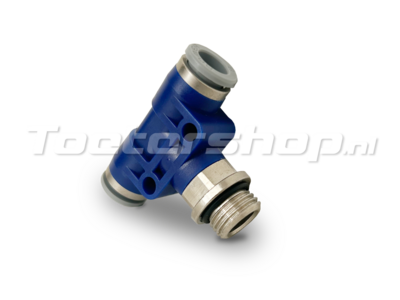 PTC Splitter 1/4 BSP to 2x 8mm